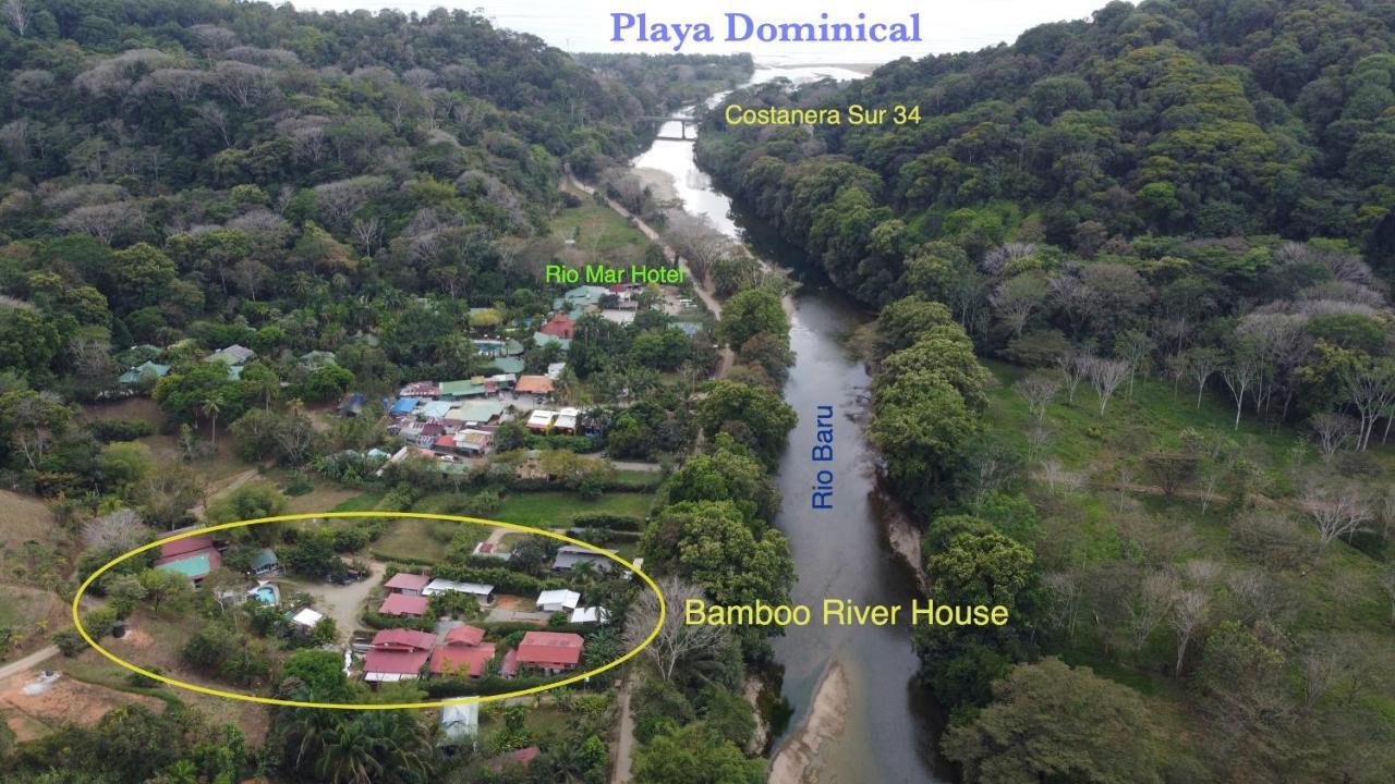 Bamboo River House And Hotel Dominical Bagian luar foto